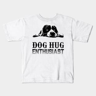 Dog Hug Enthusiast Kids T-Shirt
